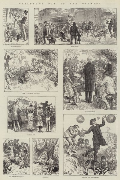 Jour des enfants à la campagne - Harry Furniss